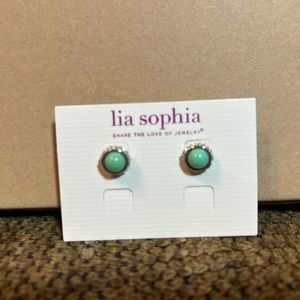 Lia Sophia turquoise earrings